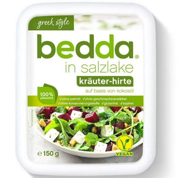 Kräuter-Hirte in Salzlake Greek Style, 150g - bedda