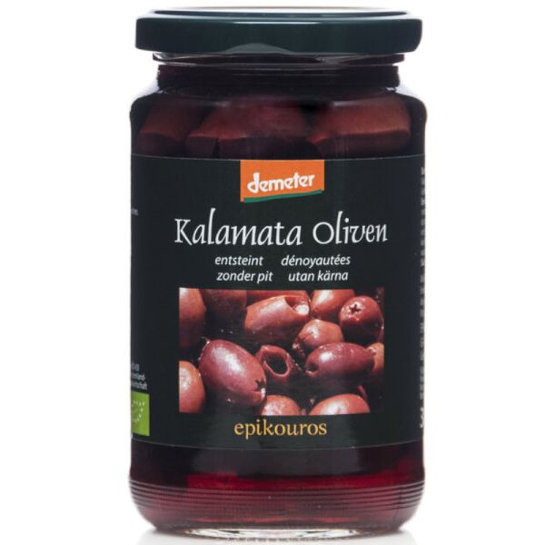 Oliven Kalamata ohne Stein in Lake Demeter, 315g - Epikouros