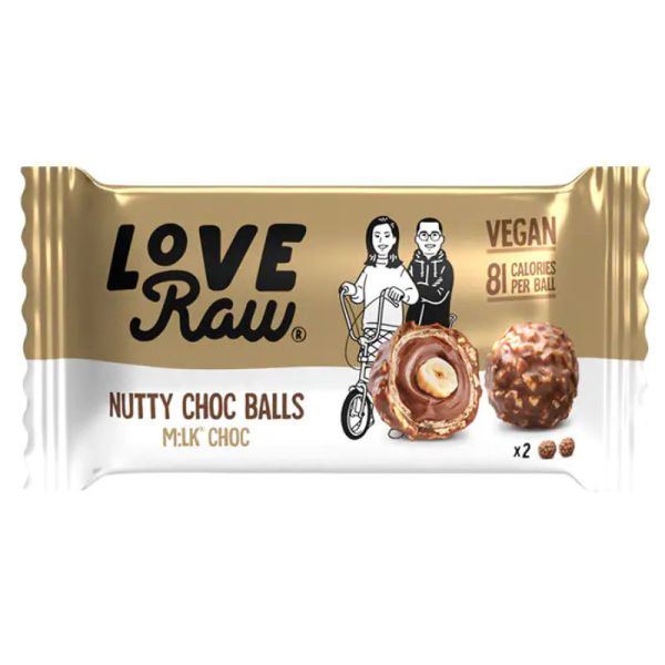 Nutty Choc Balls, 28g - Love Raw