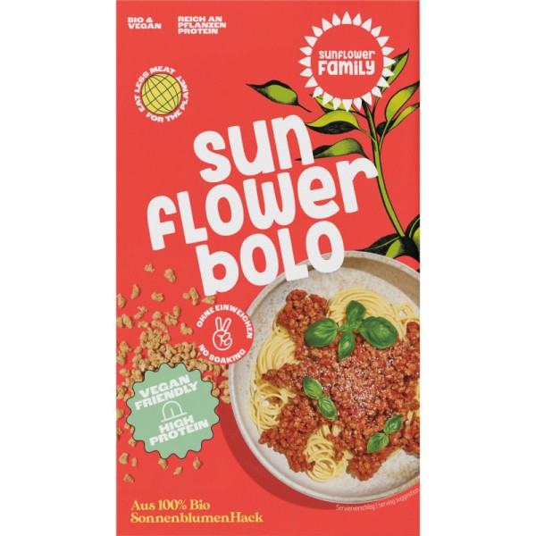 Sonnenblumenhack Bolognese Bio, 131g - Sunflower Family