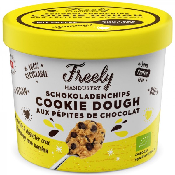 Schokoladenchips Cookie Dough Bio, 100g - Freely Handustry