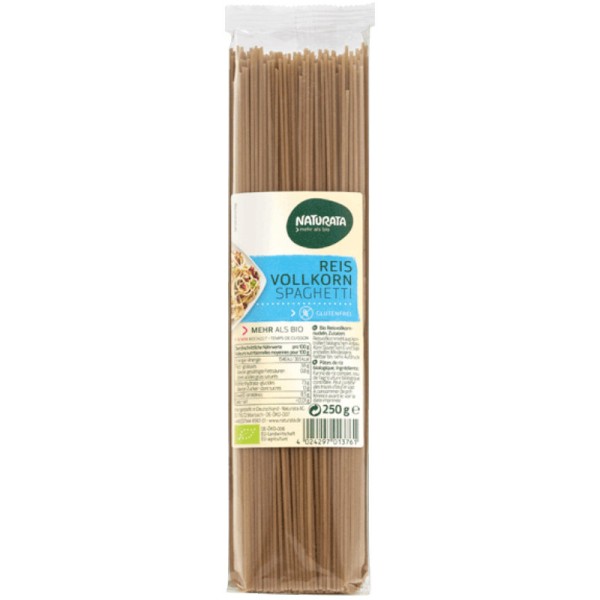 Reis Vollkorn Spaghetti Bio, 250g - Naturata