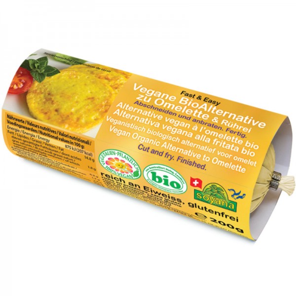 Vegane Alternative zu Omelette & Rührei Bio, 200g - Soyana