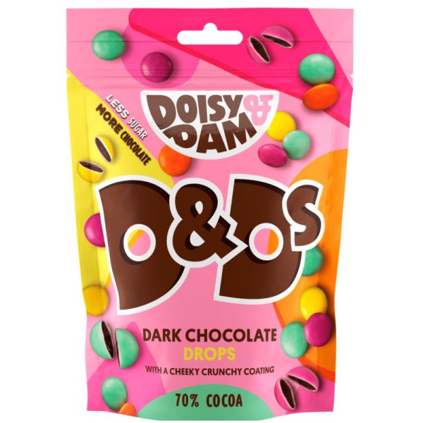 D&D's Dark Chocolate Drops, 80g - Doisy & Dam