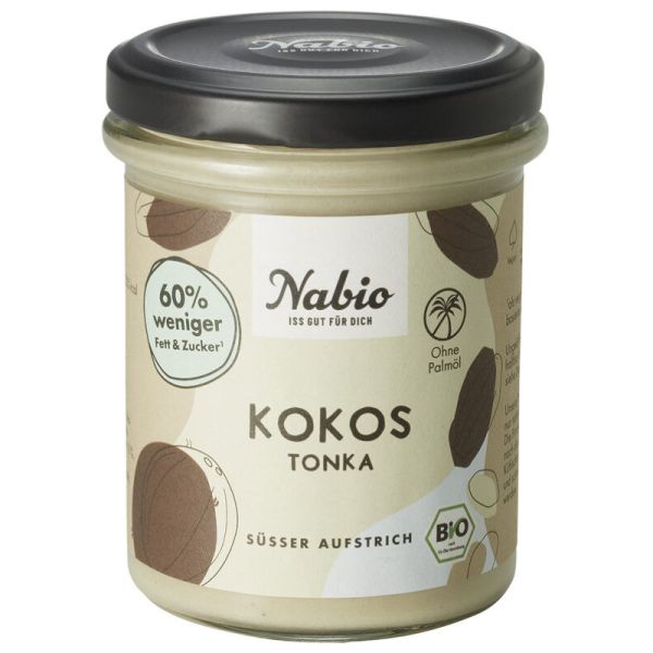 Kokos Tonka Süsser Aufstrich Bio, 175g - Nabio