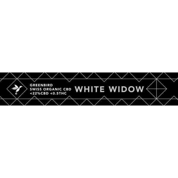Aromablüten Joint White Widow <22% CBD, <0.5% THC, 1 Stück - Greenbird