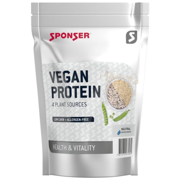 Vegan Protein 5 Plant Sources Neutral, 480g - Sponser