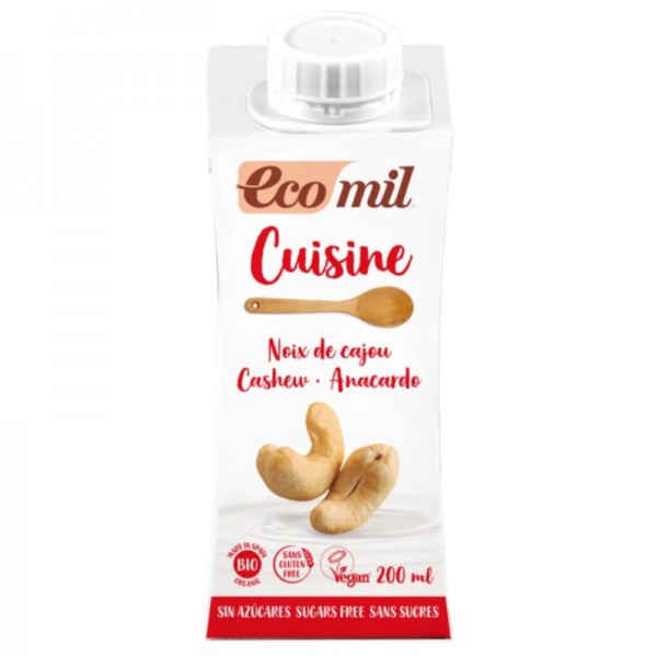 Cashew Nature Cuisine Zuckerfrei Bio, 200ml - Ecomil