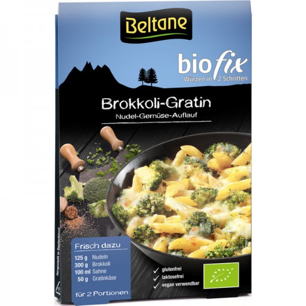 Brokkoli-Gratin Biofix Würzmischung Bio, 22,6g - Beltane
