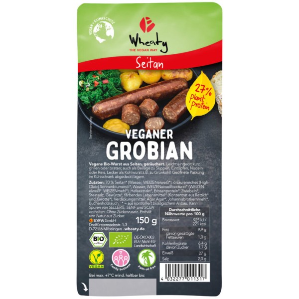 Veganer Grobian Bio, 150g - Wheaty