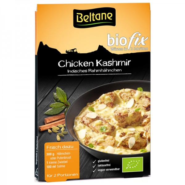 Chicken Kashmir Biofix Würzmischung Bio, 22g - Beltane