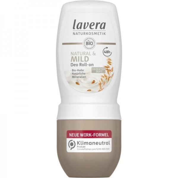 Natural & Mild Deo Roll-on, 50ml - Lavera