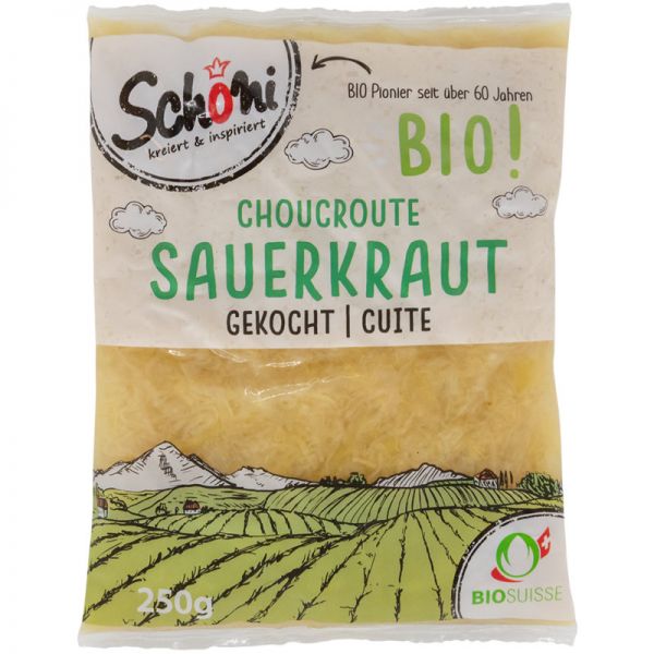 Sauerkraut gekocht Bio, 250g - Schöni