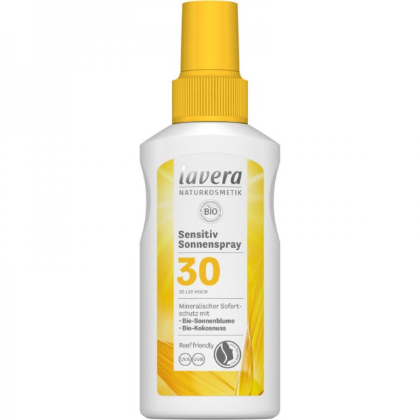 Sensitiv Sonnenspray Mineralischer Sofortschutz SPF30, 100ml - Lavera