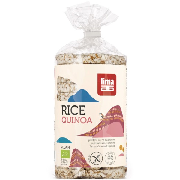 Vollkorn Reiswaffeln mit Quinoa Bio, 100g - Lima