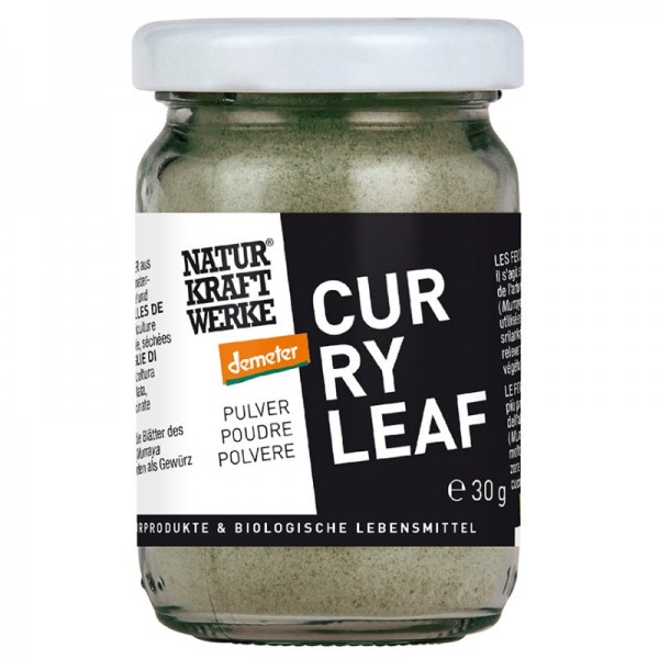 Curry Leaf Pulver Demeter, 30g - Natur Kraft Werke