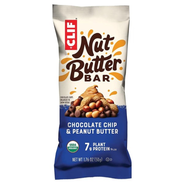 Nut Butter Bar Chocolate Chip & Peanut Butter Bio, 50g - Clif Bar