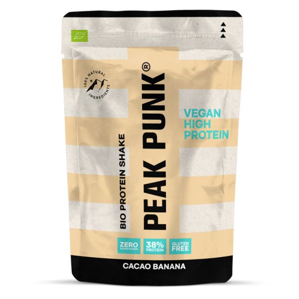 High Protein Shake Cacao Banana Bio, 250g - Peak Punk