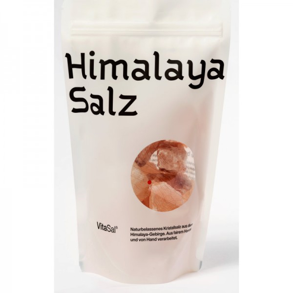 Himalaya-Kristallsalz fein im Leinenbeutel, 1kg - VitaSal