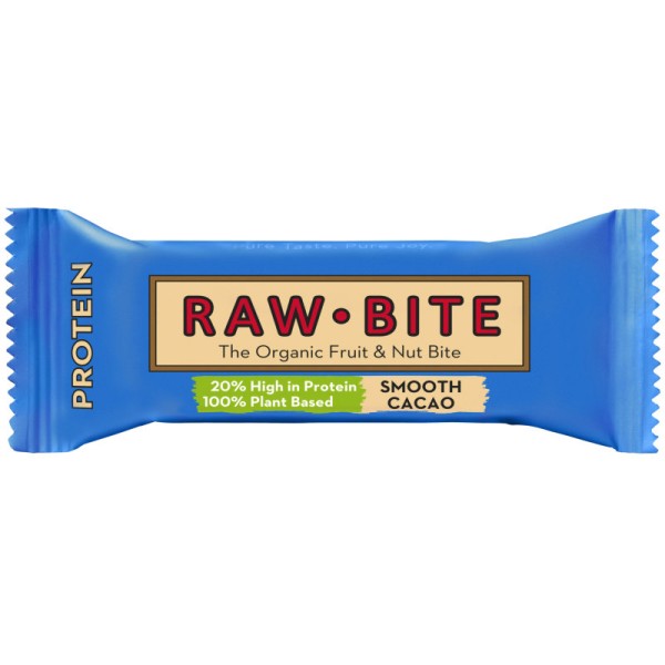 Protein Smooth Cacao Riegel Bio, 45g - Raw Bite