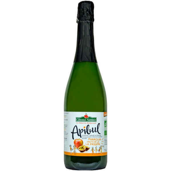 Apibul Sekt Maracuja & Apfelsaft alkoholfrei Bio, 750ml - Les Côteaux Nantais