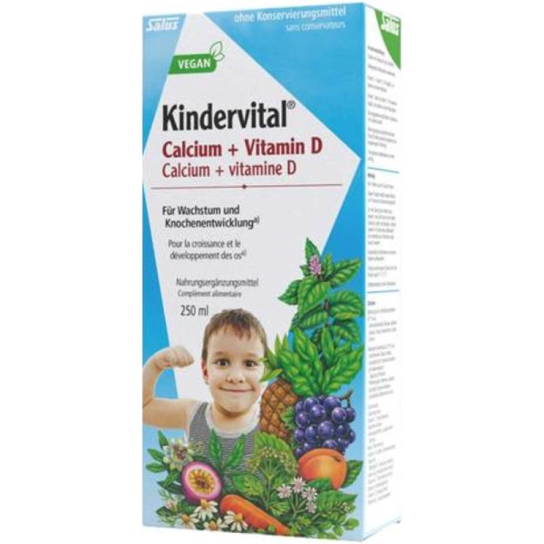 Kindervital mit Calcium + Vitamin D, 250ml - Salus