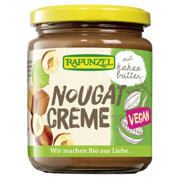 Nougat Creme mit Kakaobutter Bio, 250g - Rapunzel