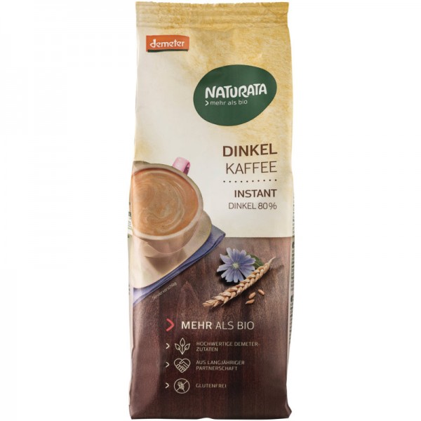Dinkel Kaffee Nachfüllpackung Instant Bio, 175g - Naturata