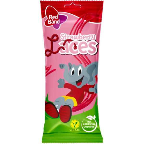 Strawberry Laces, 100g - Red Band