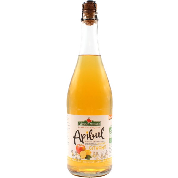 Apibul Sekt Zitrone & Apfelsaft alkoholfrei Bio, 750ml - Les Côteaux Nantais