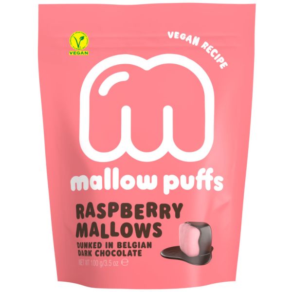 Raspberry Mallows, 100g - Mallow Puffs