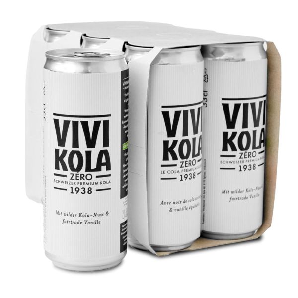 Schweizer Premium Kola Zero, 6x 330ml - Vivi Kola