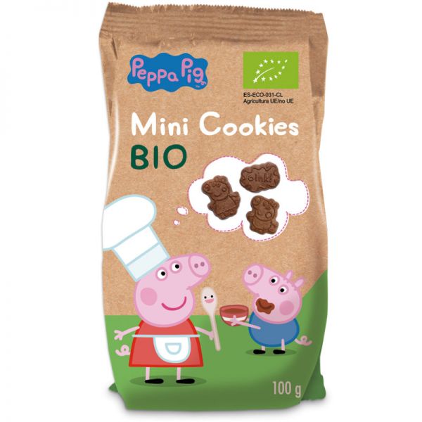 Peppa Pig Mini Cookies Bio, 100g - t & u