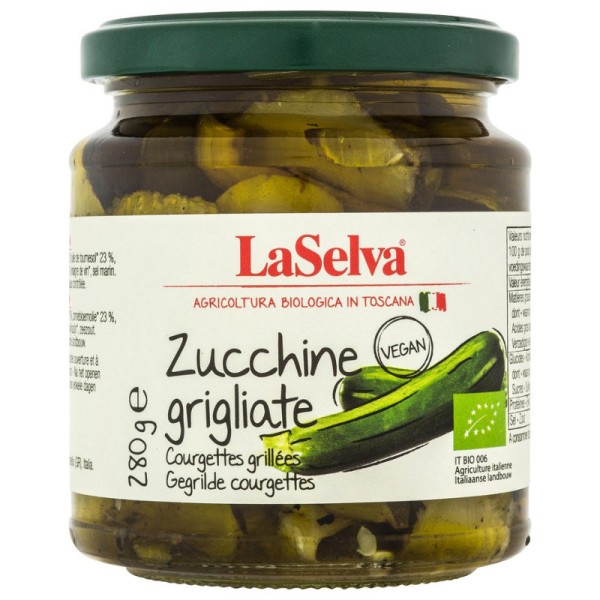 Zucchini gegrillt in Öl Bio, 280g - LaSelva