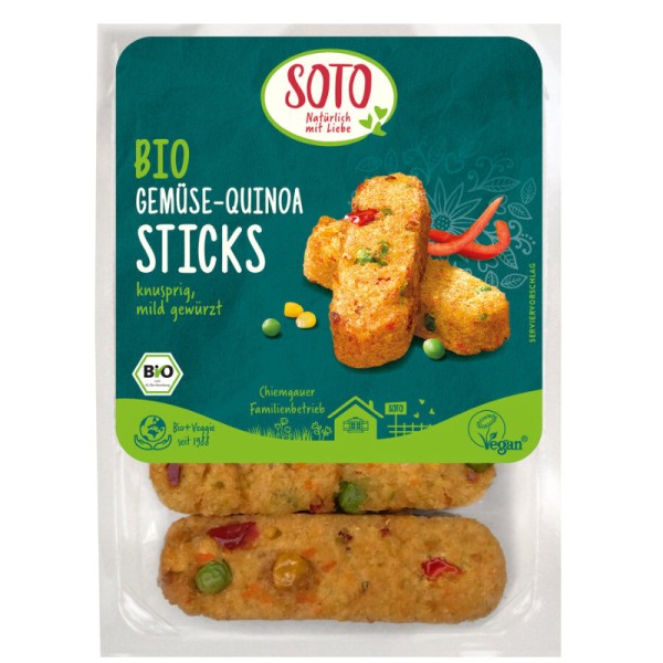 Gemüse-Quinoa-Sticks Bio, 170g - Soto