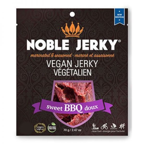 Vegan Jerky Sweet BBQ, 70g - Noble Jerky