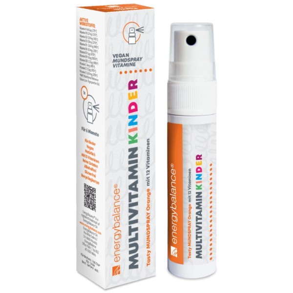 Multivitamin Kinder Spray mit 12 Vitaminen, 25ml - Energybalance