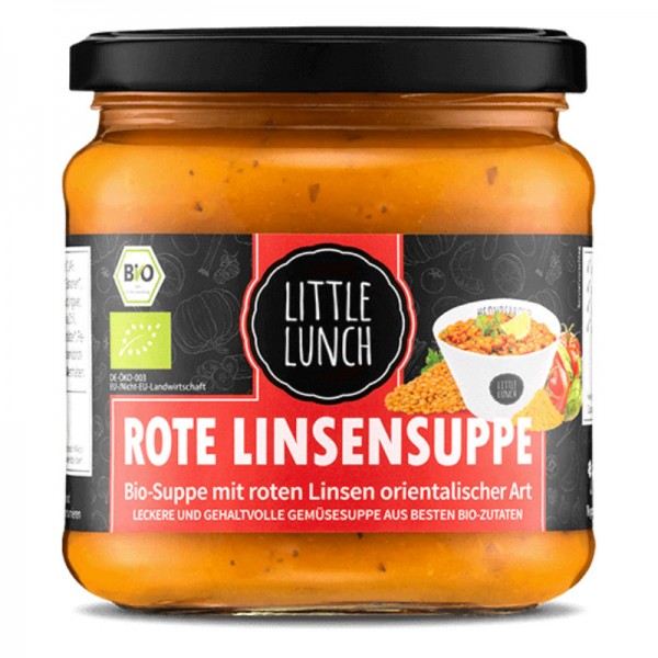 Rote Linsensuppe Bio, 350ml - Little Lunch