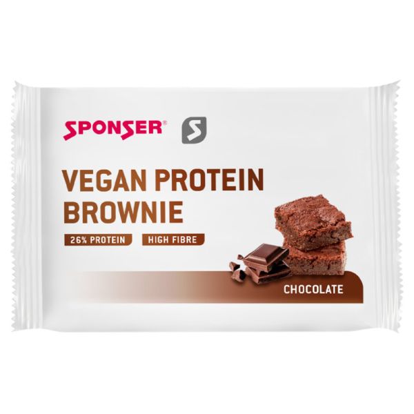 Vegan Protein Brownie Chocolate, 50g - Sponser