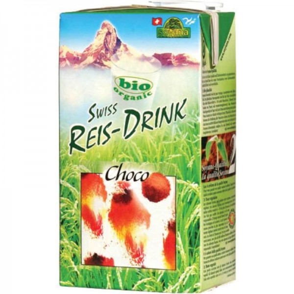Choco Swiss Reis-Drink Bio, 1L - Soyana