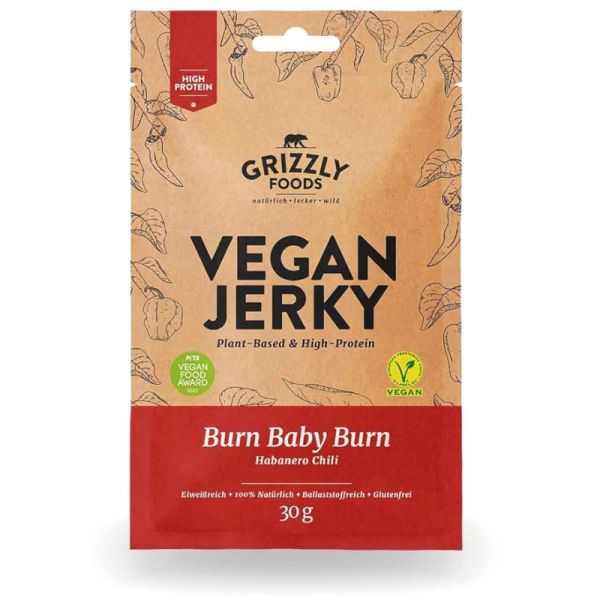Vegan Jerky Chili, 30g - Grizzly Foods