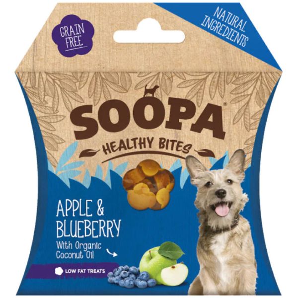 Healthy Bites Apple & Blueberry, 50g - Soopa