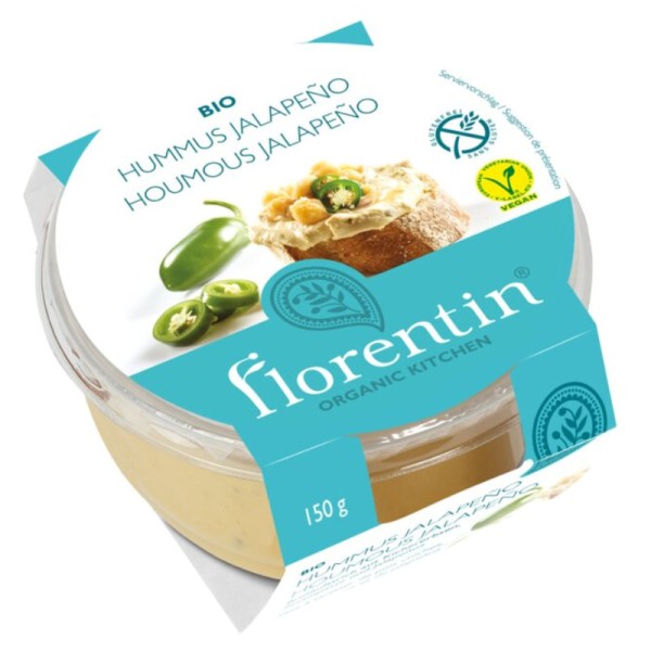 Hummus Jalapeño Bio, 150g - Florentin