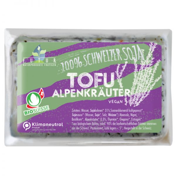 Tofu Alpenkräuter Bio, 1 Stück ca. 250g - Futur Naturprodukte