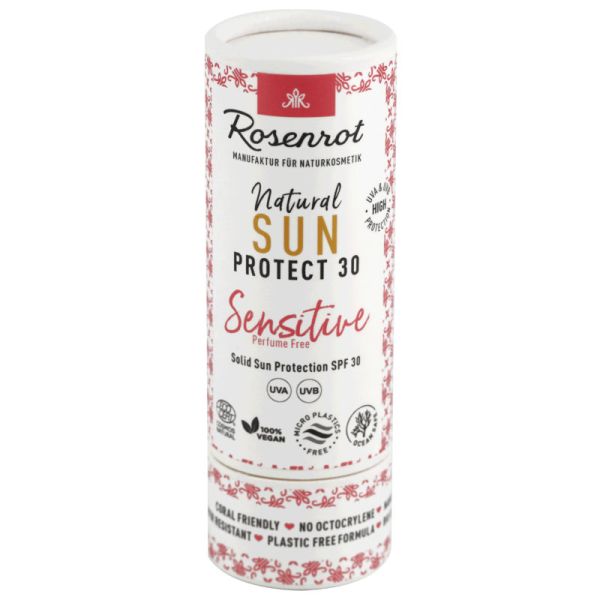Sun Stick LSF 30 Sensitive duftfrei, 50g - Rosenrot