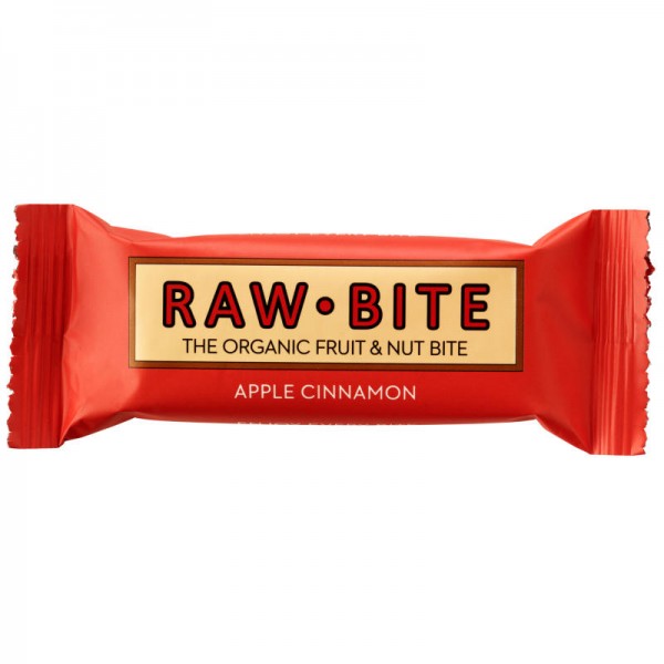 Apple Cinnamon Riegel Bio, 50g - Raw Bite