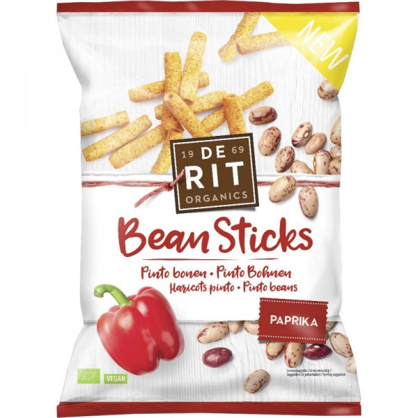 Bean Sticks Paprika Bio, 75g - De Rit