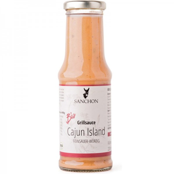 Cajun Island Grillsauce Bio, 210ml - Sanchon