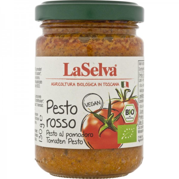 Pesto rosso Tomaten Pesto Bio, 130g - LaSelva