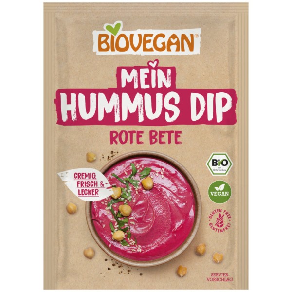 Mein Hummus Dip Rote Bete Bio, 55g - Biovegan